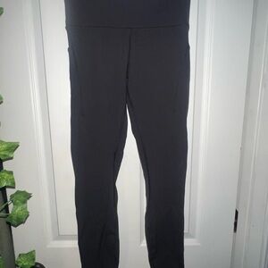 lululemon athletica Black Leggings with Wide Waistband and Full Length